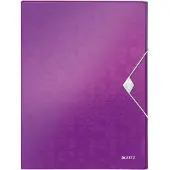 Leitz 4629 WOW documentenbox paars metallic 30 mm (250 vellen)