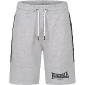 Lonsdale Broek 'Scarvell' grijs / lichtgrijs / zwart