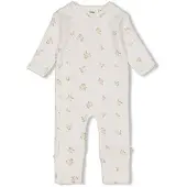 Feetje boxpak Flowers wit/roze/groen Meisjes Stretchkatoen Ronde hals Bloemen - maat 80