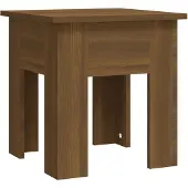 vidaXL Salontafel 40x40x42 cm spaanplaat bruin eikenkleur