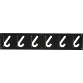 Gispen 1x6 - Kapstok - Zwart - 60 cm breed