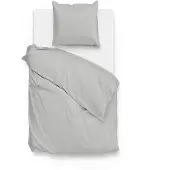 Zohome Zo Home Dekbedovertrek Katoen Satijn Satinado Uni - ash grey 140x200/220cm