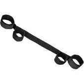 Ouch! Spreader Bar with Hand and Ankle Cuffs - Zwart