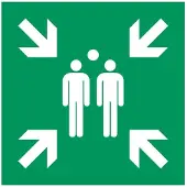ARBO centrum Verzamelplaats pictogram