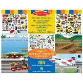 Melissa & Doug - Reusable Sticker Pad - Voertuigen
