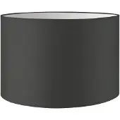 Home Sweet Home Lampenkap Bling - Antraciet - cilinder - 30/30/20cm - van stof - Moderne stoffen Lampenkap voor E27 lamphouder - RoHS getest - voor tafellamp, vloerlamp en hanglamp