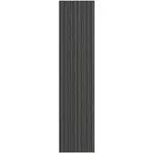 vidaXL Deurmat 115x500 cm streep zwart en grijs