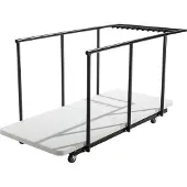 Oviala - 18 opvouwbare tafels van 180 cm en een transportkar - REKKEM