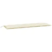 vidaXL Tuinbankkussen 180x50x7 cm oxford stof crèmekleurig