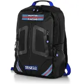 Sparco Martini Racing Rugtas Stage Martini-R MY23 Tas - Zwart/Blauw — Maat Onesize