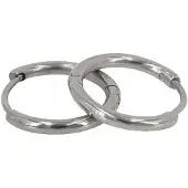 Kalli edelstalen Oorbel 1894 Zilver 13mm