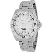 Gucci YA136302 Heren Duikhorloge - 40mm Roestvrij Staal & 200m Waterdicht