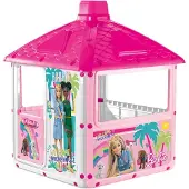 Barbie city speelhuis 132x104x104 cm roze/wit