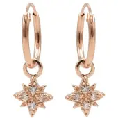 Karma Symbols oorbel Morningstar Rosé M2790