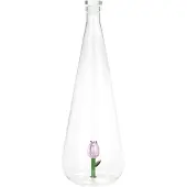 Balvi Waterfles Karaf Tulp Roze 1L Glas