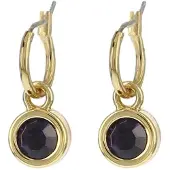 Biba 80313 Oorhangers goud Purple Velvet