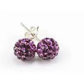 Karma basic oorbel nirvana Paars-71008