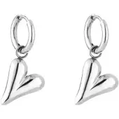 Yehwang Wild heart oorbellen Zilver