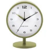 Karlsson Brisk Dome Wekker | 11x13.8x6.5cm | Army groen