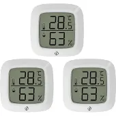 Equivera Huisthermometer - Kamerthermometer - Binnenshuis - Digitale Thermometer - Hygrometer