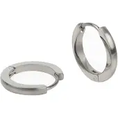 Kalli Oorringen Edelstaal Mat Zilver 1847 (16mm)