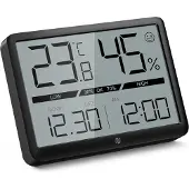 Equivera Huisthermometer - Kamerthermometer - Binnenshuis - Digitale Thermometer - Hygrometer