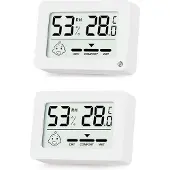 Equivera Huisthermometer - Kamerthermometer - Binnenshuis - Digitale Thermometer - Hygrometer