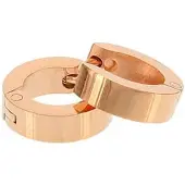 Kalli edelstalen Oorbel shiny 1900 Rose 10mm