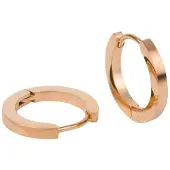 Kalli Oorringen Edelstaal Mat Rosé Goud 1851 (16mm)