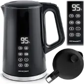 Berdsen BD-71 Elektrische Waterkoker 1,7L in Zwart en Zilver