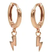 Karma hinged hoops symbool lightning rosé gold M1956HIN