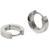 Kalli Oorringen Edelstaal Mat Zilver 1850 (14mm)