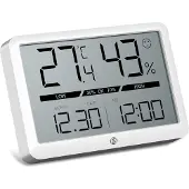 Equivera Huisthermometer - Kamerthermometer - Binnenshuis - Digitale Thermometer - Hygrometer
