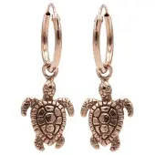 Karma symbols oorbel Turtle M1201 Rosé