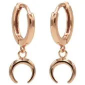 Karma hinged hoops symbool tigertooth rosé gold M1947HIN