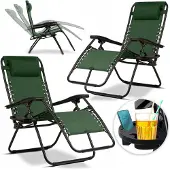 Sofotel Opvouwbare Ligbed met kussen ChillWell set van 2 stuks groen