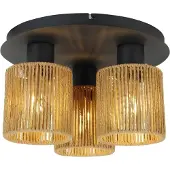 Toolight App1819-3Cpr Hanglamp - Zwart - 23X33X23Cm