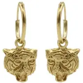 Karma Symbols oorbel M2044 tijger goud