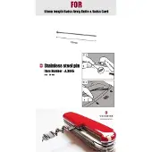 Victorinox Stainless Steel Pin Replacement For 91mm Swiss Army