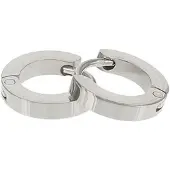 Kalli edelstalen Oorbel shiny 1898 Zilver 10mm