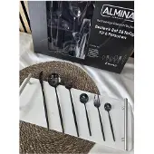 Almina Emma Bestekset – 36-delig – 6 Personen – Edelstaal – Zwart Zilver