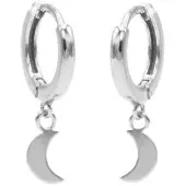 Karma Oorringen Hinged Hoops Moon Zilver
