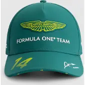 Stichd Aston Martin Fernando Alonso Cap Groen - Formule 1