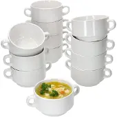 MamboCat Set van 12 Stiva soepkommen wit 250 ml