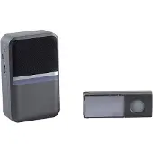 Heidemann 70847 Complete set voor Draadloze deurbel Met USB-aansluiting, Zelf bespeelbaar