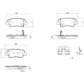 Brembo P 30 158 Remblokken