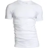 Garage Basis t-shirt v-hals semi bodyfit wit