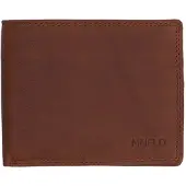 Manfield Cognac leren portemonnee | Maat Onesize