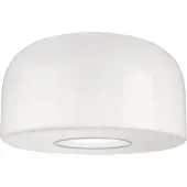 Flos Design plafondlamp Bellhop Glass C2, dimbaar, wit / opaal, Slaapkamer, Glas, plafondlamp design