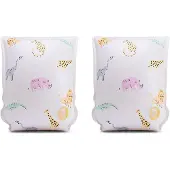 Swim Essentials - Zwembandjes wildlife print - Wilde dieren - Zwemvleugels - 15-30 kg - 2-6 jaar - PVC - Wit/multicolor